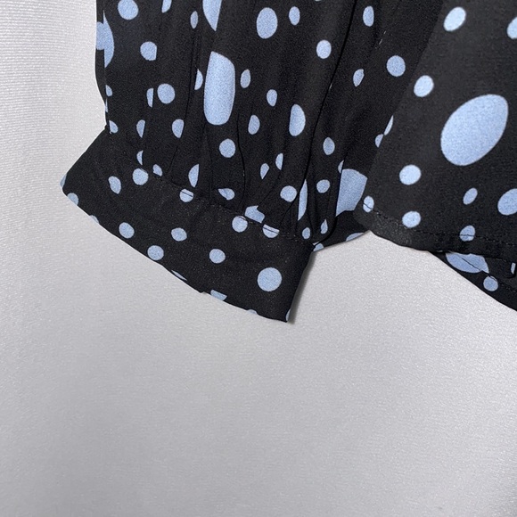 Who What Wear Polka Dot Blouse - Picture 3 of 5